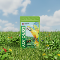 Porpoise LOROJOY Petit oiseau de compagnie, nourriture saine pour oiseaux à base de céréales riches en protéines, 500g avec vitamines et minéraux
