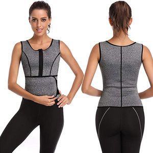 Femmes Body Shaper Waist Trainer <span class=keywords><strong>Sauna</strong></span> <span class=keywords><strong>Suit</strong></span> Sweat Vest Slimming Underwear Weight Loss Shirt Fat Burner Workout Tank Top Shapewear - Product Image 5