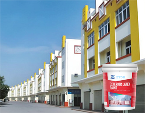 Pintura acrílica de látex para paredes exteriores, revestimiento de reparación especial, fácil de aplicar con cepillo para renovación de paredes exteriores - Product Image 1