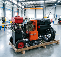 Pulvérisateur de mortier et de ciment durable de 4 m³/h avec système anti-colmatage pour une utilisation continue sur chantier