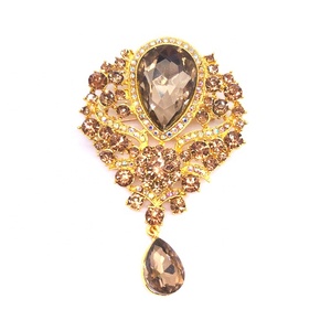 2019 grandes de <span class=keywords><strong>Carnaval</strong></span> vestido de diamantes de imitación de cristal broche Pin - Product Image 1