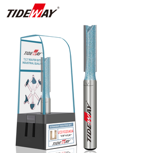 TIDEWAY مزدوج الناي لقم التوجيه المستقيم درجة صناعية مع طلاء قصدير مخصص ODM/OEM دعم لأعمال النجارة - Product Image 1