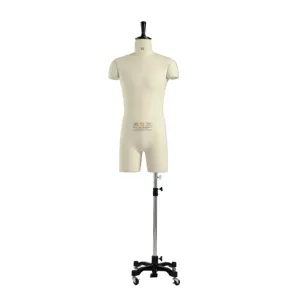 Beifuform CN standard size 92A adjustable height male half body dress form mannequin for clothing man dummy for sale