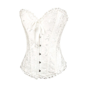All'ingrosso Sexy <span class=keywords><strong>corsetto</strong></span> Steampunk <span class=keywords><strong>per</strong></span> le donne Overbust Off spalla Costume Bustier Crop donna - Product Image 6