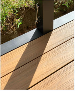 Revêtement de sol Wpc durable respectueux de l'environnement Patio Jardin <span class=keywords><strong>Terrasse</strong></span> Bi Color Revêtement de sol Wpc <span class=keywords><strong>Prix</strong></span> - Product Image 1