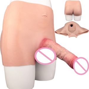 ORALSX Extensor de Pene de Silicona de 22.5 cm, Potenciador Sexual Masculino, Retrasa la Eyaculación, Aumenta el Tamaño y el Grosor del Pene, Dildo Hueco para Pantalones - Product Image 1