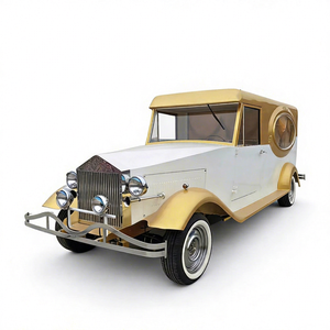 Remorque funéraire noire de style européen vintage à 4 roues ZOWN, construction en acier, électrique, garantie de 2 ans, personnalisable - Product Image 1