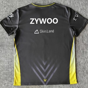 Camiseta de Manga Corta Vitality Bee CS2 Team 2026, Uniforme Vintage <span class=keywords><strong>CSGO</strong></span>, Negro y Dorado, Zywoo, Nueva, Ropz - Product Image 6