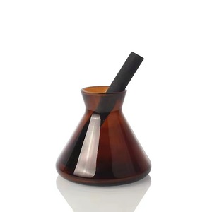 Botellas de vidrio vacías personalizadas en forma de cono de 200 ml, de lujo, en color ámbar y negro, para difusor de varillas, con varillas, ambientador, botella de perfume - Product Image 6