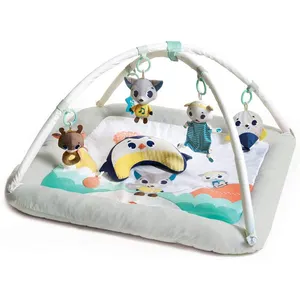 tapis bebe批发En71新生婴儿睡眠玩具可折叠软棉儿童地板活动健身房音乐柔软婴儿爬行游戏垫