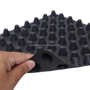 Planche de <span class=keywords><strong>drainage</strong></span> légère à fossettes avec structure flexible pour les projets de construction et d'aménagement paysager, certifiée CE - Product Image 2