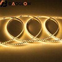 Tira de Luz LED para PCB de Cobre Electrochapado 180D, 24V 16W/M, 5mm de Ancho Estrecho, Cortable a 3.33cm, Multi CCT Ra85, Iluminación Decorativa para Interiores