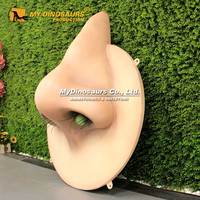 Statue de nez en fibre de verre personnalisable My Dino FD053 pour décoration murale, en vente