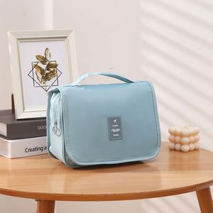 Custom Logo Modern Style Portable Waterproof PU <b>Makeup</b> & for Bag with Zipper Closure Soft Handle 3-6L Capacity Solid Color - Product Image 4