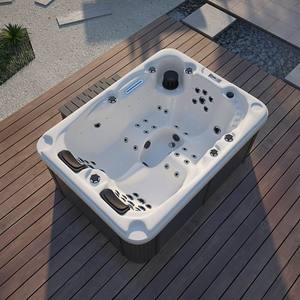 Lujo Relax jacuzzi spa al aire libre LED 6 personas jacuzzii de alta calidad al aire libre spa bañera masaje burbuja whirlpools hidro masaje - Product Image 5