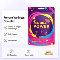 Gummies en gros pour le soutien du sommeil, complexe de Vitamine B6 et de Vinaigre de Cidre de Pomme, 120 unités, complément alimentaire pour adultes