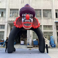 Inflatables publicitaires personnalisés 360 Factory, personnage de dessin animé Mr. Clown, 10-12 pieds, avec pompe à air électrique