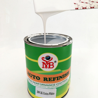 Peinture acrylique haute brillance MLB Auto Refinish pour carrosserie automobile, application par pulvérisation, revêtement liquide, restauration de surface plastique