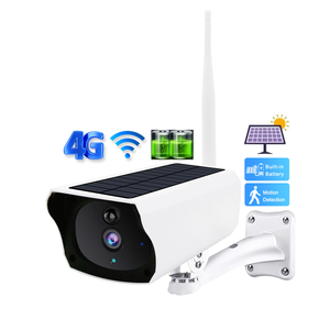 4G WiFi 1080P HD กล้องวงจรปิดรักษาความปลอดภัยแบบพลังงานแสงอาทิตย์ PIR การตรวจจับความเคลื่อนไหวเสียงสองทาง PIR บันทึกการแจ้งเตือนกล้องเฝ้าระวัง - Product Image 1
