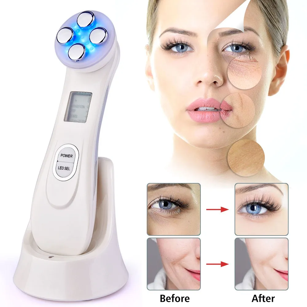 2021 New Arrivals Beauty Care Products Ultrasonic Face lifting home beauty equipment Photonic RF Face Beauty Machine