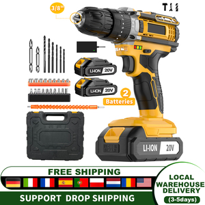 Taladro Atornillador Inalámbrico de Impacto de 20V con Soporte OEM, Velocidad Variable, Diámetro de Perforación 30mm, Almacén Local en EE. UU. CD-20K Impact D - Product Image 5