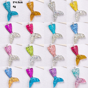 Colgantes de Resina con Forma de Cola de Sirena para Hacer Joyería DIY: Pendientes, Collares, Pulseras, Llaveros Hechos a Mano - Product Image 6