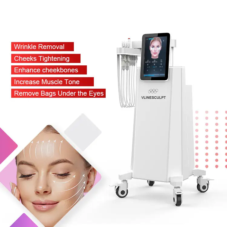 2023 Newest PE Face Muscle Stimulate EMT RF Anti Wrinkle Cheeks Skin Tightening Face Muscles Contracting Machine Salon use