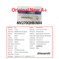 شاشة LCD جديدة أصلية مقاس 27 بوصة بدقة 2560*1440 LVDS 92pins M270DAN07.1 MV270QHB NX4 LM270WQ2 SLA1 LM270WQ4 S1A1 ME270QHM NX4 G270QAN01.3