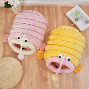 Лежанка-домик для кошек и собак в форме рыбки, экологичная, складная, для зимнего использования, из прочной ткани, товары для животных, популярные в интернете - Product Image 4