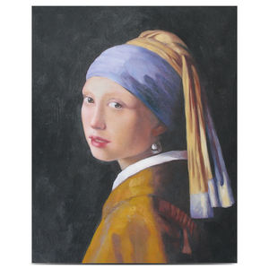 Bảo tàng chất lượng sinh Sản Cổ điển Cô gái một bông tai ngọc trai johannes vermeer nổi tiếng hình nghệ thuật tranh sơn dầu - Product Image 3