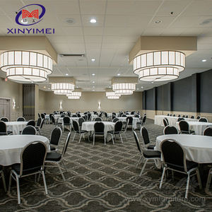 Venta al por mayor barato de lujo apilable oro hierro Metal boda banquete silla Hotel muebles sillas de aluminio para fiestas y eventos - Product Image 6