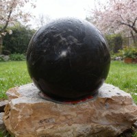 Fontaine d'eau flottante pour la décoration de la maison, boules de pierre roulantes, fontaine extérieure en pierre naturelle, marbre