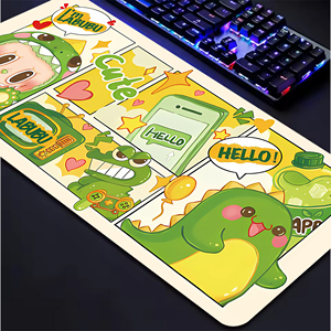 Bubu Cute Rabbit Ears Alfombrilla de ratón grande Computadora <span class=keywords><strong>HD</strong></span> Teclado Alfombrilla de ratón de dibujos animados Alfombrillas Escritorio natural La - Product Image 2