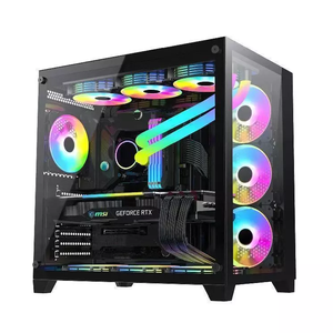 เคสคอมพิวเตอร์รุ่นใหม่ขายดี ราคาโรงงาน สำหรับเกมมิ่ง ATX/Micro-ATX พร้อมพัดลม RGB สำหรับคอมพิวเตอร์เกมมิ่งและเซิร์ฟเวอร์ - Product Image 3
