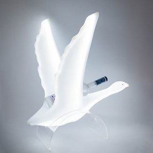 Kit di Illuminazione LED per Espositore di Liquori Bianco e Grigio Ricaricabile con Logo Personalizzato per Decorazione Tavoli VIP di Nightclub e Bar - Product Image 4