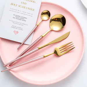 Set di posate eleganti in acciaio inossidabile 304 di alta qualità per banchetti, hotel, uso professionale e <span class=keywords><strong>HoReCa</strong></span> - Product Image 6