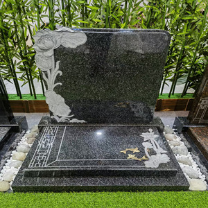 Lápida Moderna de Mármol con Diseño de Ángel Llorón para Marcador de Tumba de Bebé en Cementerio - Product Image 5
