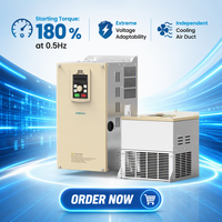 Variateur de fréquence AC 380V VFD 15kW 22kW 250kW, contrôleur de vitesse de moteur industriel triphasé