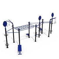Gimnasio de acero inoxidable para discapacitados, equipo para deportes al aire libre, parque de ejercicios para niños