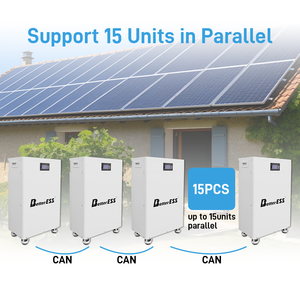 Batería de almacenamiento de energía apilable de 16 kWh y 51.2 V 314 Ah con equilibrador activo de 5 A integrado y extintor de incendios, BMS de 200 A para energía solar - Stock en Polonia - Product Image 3