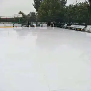 Pista de hockey sintética de plástico HDPE avanzada, pistas de patinaje sobre hielo, venta directa de fábrica, hoja de 4x8 para tabla de Patinaje