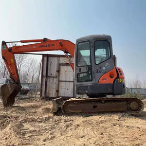 Excavadora usada Hitachi 55 5,5 toneladas excavadora ZX55 de segunda mano con buenas condiciones - Product Image 1