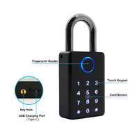 QISIDUN – cadenas intelligent étanche avec application Tuya, cadenas biométrique à empreintes digitales, serrure intelligente, sécurité renforcée, serrure électronique de voyage