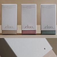 Boîte en carton de luxe biodégradable et écologique, personnalisée en petite série, pour emballage minimaliste de masques faciaux et produits de soin, avec gaufrage