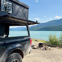 Huntoo – Nouvelle caravane pop-up à coque rigide en aluminium pour camping sur camionnette, ouverture rapide automatique, durable, toutes saisons, pour le camping en extérieur