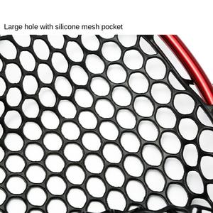 ตาข่ายดักปลาแบบมีด้ามจับไนลอ<span class=keywords><strong>น</strong></span> ขนาด 59 ซม. รุ่น Lure Fly One SP041 โครงอะลูมิเนียมอัลลอยด์ ตาข่ายซิลิโค<span class=keywords><strong>น</strong></span> สำหรับตกปลาทะเล - Product Image 4