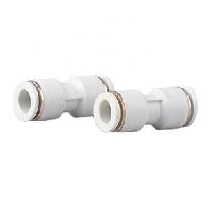 Raccord pneumatique à emboîtement rapide en plastique et laiton <span class=keywords><strong>de</strong></span> qualité supérieure, série PUC PC PG, avec surface lisse et connexion pour tuyau - Product Image 2