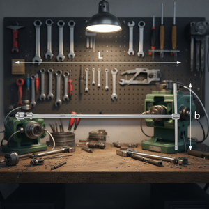 Llave de 273 mm de longitud y 273 mm de ancho para trabajos mecánicos de precisión - Product Image 3