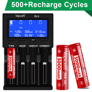 Vapcell Z30 INR18650 3000mAh 50A 3,6 V Batería recargable de iones de litio Vs 18650 30Q para herramientas eléctricas - Product Image 5