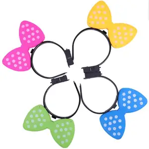 Girls Party Led Flashing Light Up Bow Headband